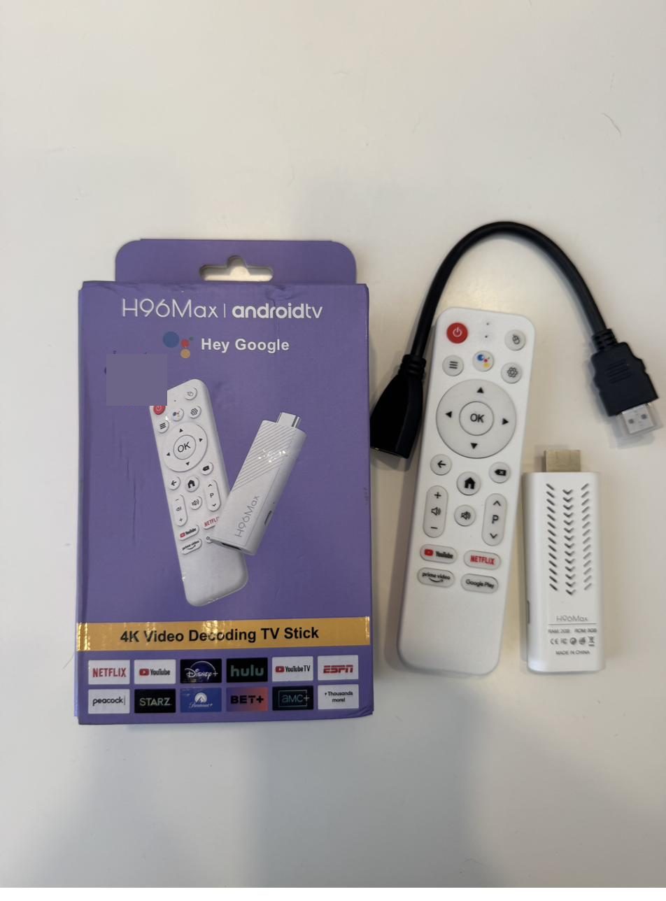 Android TV Stick H96 Max 4K